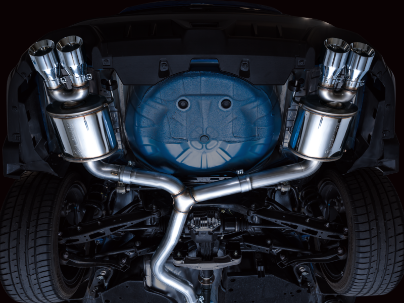 Subaru WRX Performance Exhaust - AWE Tuning - Cat-Back Touring - Chrome Silver - `22-`27